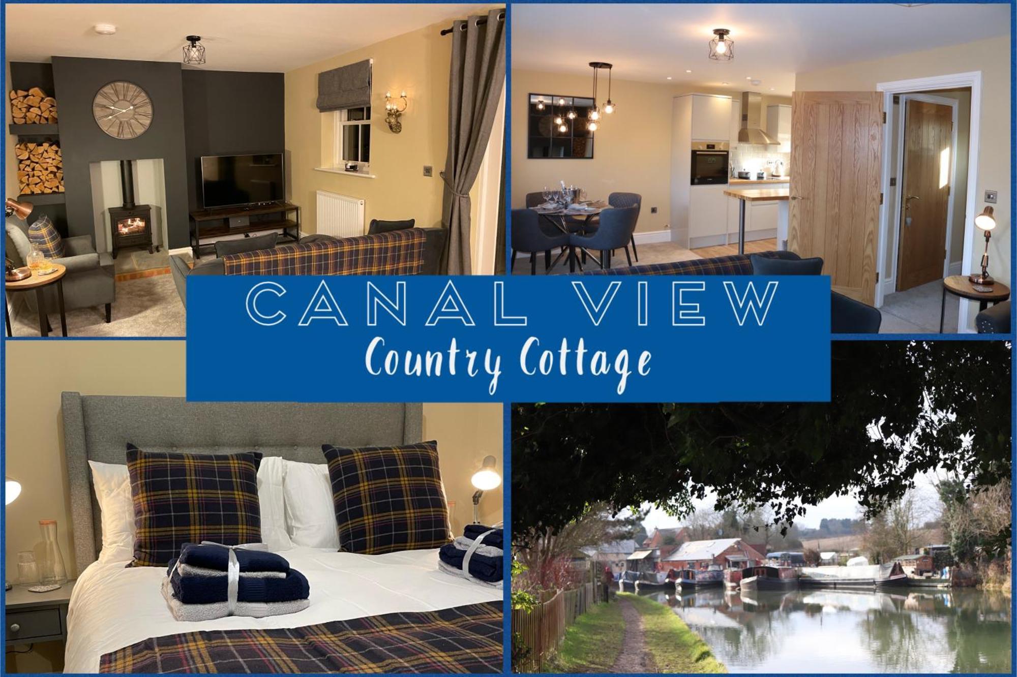 Canal View Cottage With Log Fire & Parking Blisworth Exterior foto